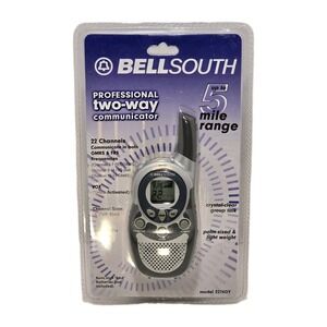 📻✨ BellSouth 2276GY 22-Channel Two-Way Communicator FRS/GMRS NIP